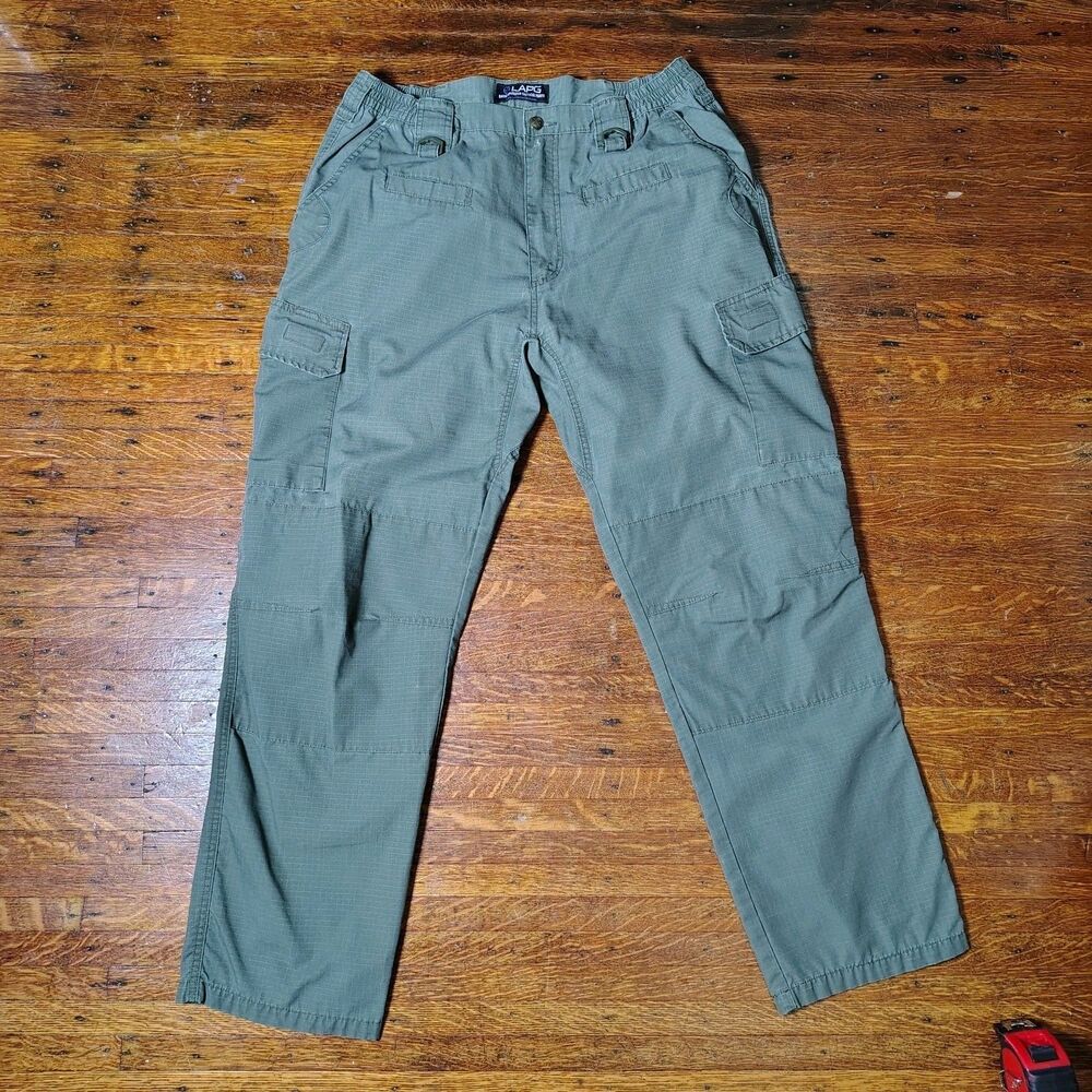 LAPG Tactical Pants Green Cargo Men's Sz 36x34/T731